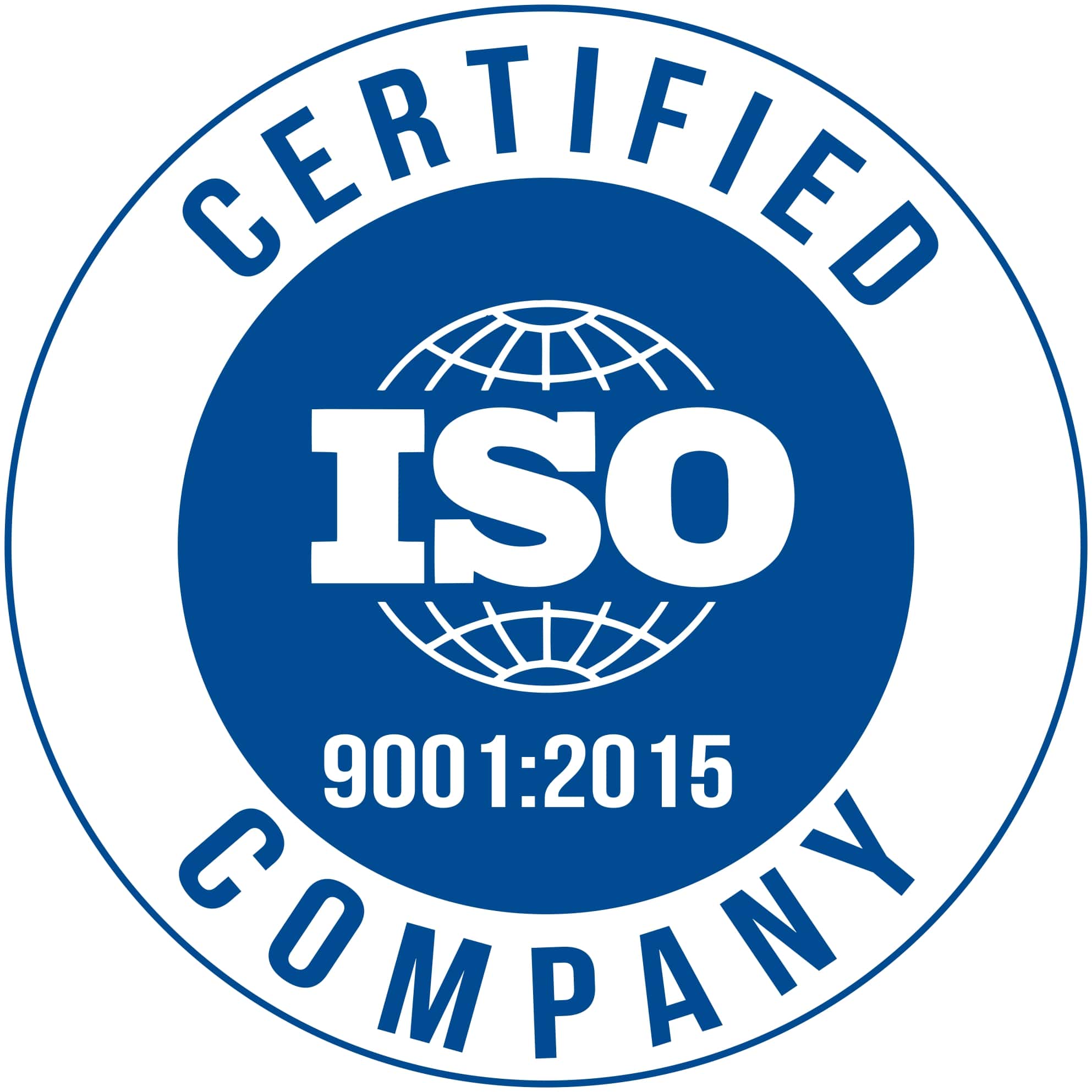 ISO 9001:2015 Quality Management System Certification